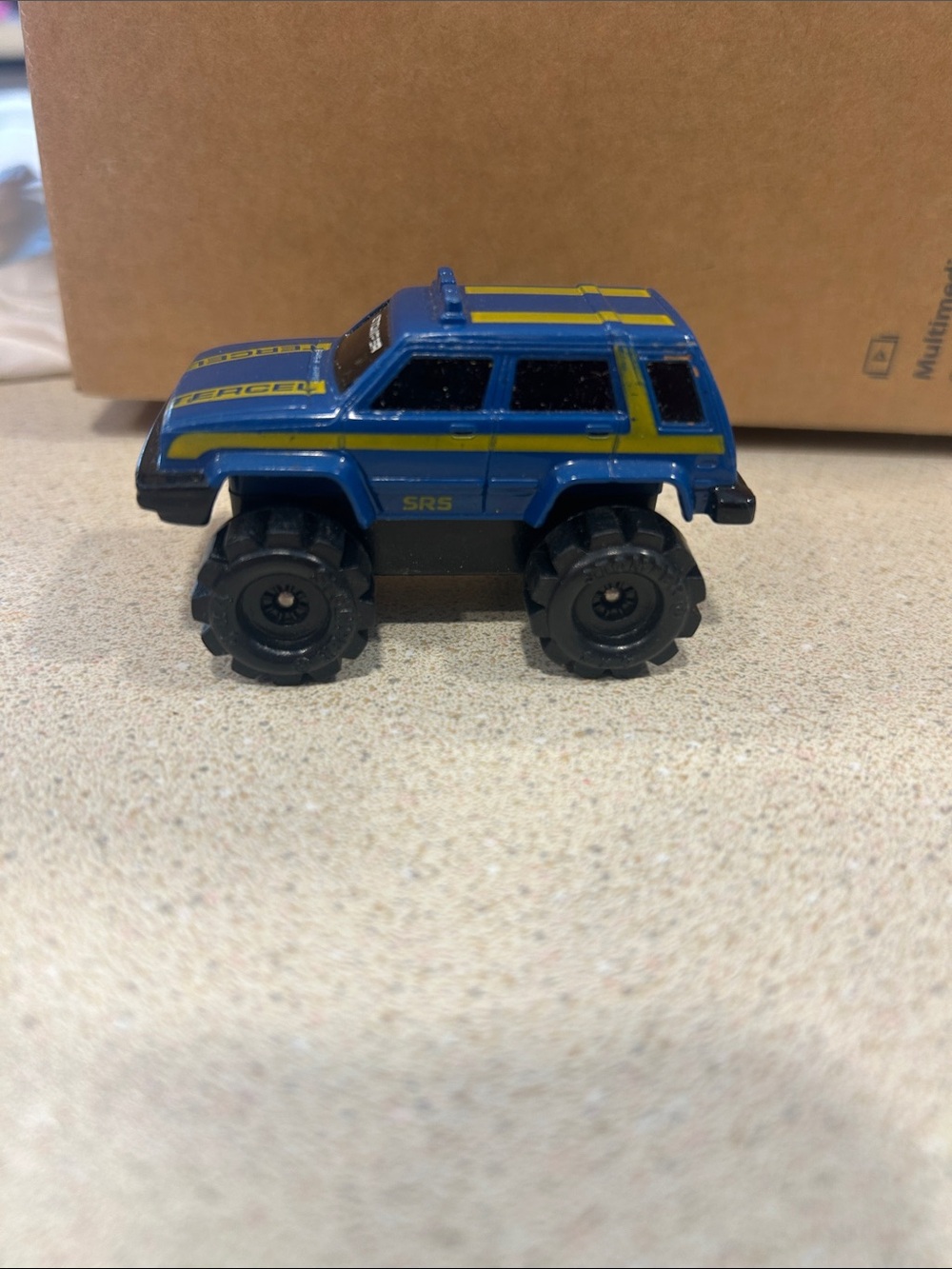 Tercel stomper Vintage matchbox car / truck blue hot wheels